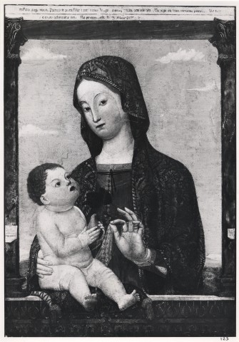 Bombelli, Girolamo — Benaglio Francesco - sec. XV - Madonna con Bambino — insieme